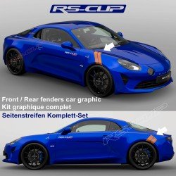 RACING stripe decals kit for ALPINE A110 A110S PURE LEGEND