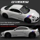 BLUE RED stripe decals kit for ALPINE A110 A110S PURE LEGEND