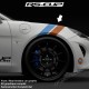 Kit double bande autocollante GULF STYLE pour ALPINE A110 A110S PURE LEGEND