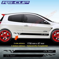 CLIO SPORT decals kit for Renault CLIO 3 RS