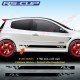 RS Seitenstreifen Aufkleber für RENAULT CLIO 3 RS