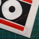 Lot de 2 stickers FERODO 25 cm pour ALPINE RENAULT et Renault Gordini