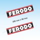 Lot de 2 stickers FERODO 25 cm pour ALPINE RENAULT et Renault Gordini