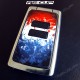 Sticker for 4 buttons Key RENAULT SPORT CARBON look and grey RS-CUP logo