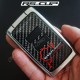 Aufkleber für 4 Tasten Schlüssel RENAULT SPORT CARBON look und logo RS-CUP grau