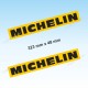 2 sticker decals MICHELIN for ALPINE RENAULT