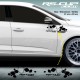 DIAMOND RACING Seitenstreifen Aufkleber für RENAULT MEGANE 4 RS