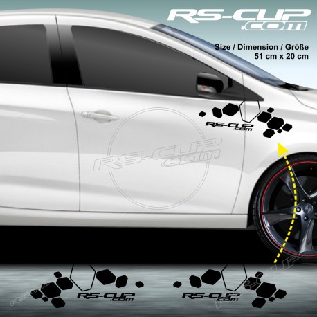 DIAMOND RACING decals for Renault ZOE