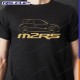Männer T-Shirt MEGANE 2 RS RENAULT SPORT schwarz und golden