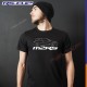 Männer T-Shirt MEGANE 2 RS RENAULT SPORT schwarz und weiss
