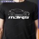 Männer T-Shirt MEGANE 3 RS RENAULT SPORT schwarz und weiss
