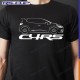 Männer T-Shirt CLIO 4 RS RENAULT SPORT schwarz und weiss