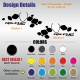 Kit 2 stickers DIAMOND RACING pour Renault CLIO 2 RS