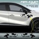 Kit 2 stickers DIAMOND RACING pour Renault CAPTUR