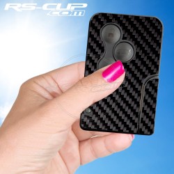 Sticker for 3 buttons Key RENAULT SPORT carbon look without logo