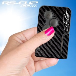 Sticker for 3 buttons Key RENAULT SPORT carbon look RAGNOTTI