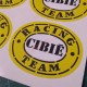 4 sticker decals Cibié 8 cm for ALPINE RENAULT