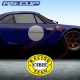 4 sticker decals Cibié 8 cm for ALPINE RENAULT