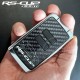 Aufkleber für 4 Tasten Schlüssel RENAULT SPORT CARBON look und logo RS-CUP grau