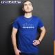 Männer T-Shirt  RENAULT 8 GORDINI R8 blau und weiss