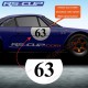 Aufkleber Startnummer TYPE 1 und VINTAGE NUMMER für ALPINE RENAULT