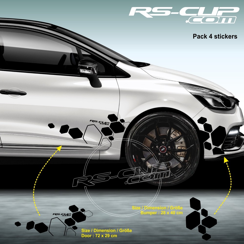 RS DESIGN decals for Renault CLIO 4 RS