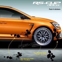 RS DESIGN decals for Renault MEGANE 2 RS