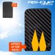 Aufkleber für 3 Tasten Schlüssel RENAULT SPORT Carbon-Look und rot RS logo
