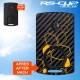 Sticker Clé 4 boutons RENAULT SPORT CARBONE et bandes jaune