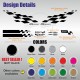 Full Kit 6 stickers RENAULT SPORT pour toutes Renault