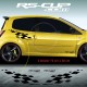 Kit 2 stickers RS DESIGN pour Renault TWINGO