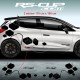 Large diamonds decals for Renault CLIO 4 RS