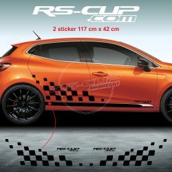 Kit 2 stickers RS DESIGN pour Renault TWINGO