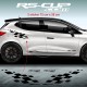 RS-SPORT Seitenstreifen Aufkleber für RENAULT CLIO 4 RS