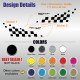 Kit 2 stickers RS DESIGN pour Renault TWINGO