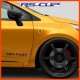 2 sticker decals RENAULT SPORT RS-Yellow and black logo
