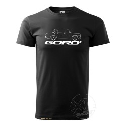 Männer T-Shirt  RENAULT 8 GORDINI R8 schwarz und weiss