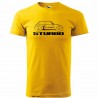 Männer T-Shirt  RENAULT 5 TURBO gelb und schwarz