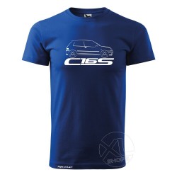 Männer T-Shirt RENAULT CLIO 16S SPORT blau und weiss