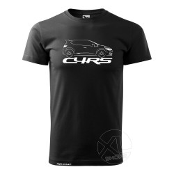 Männer T-Shirt CLIO 4 RS RENAULT SPORT schwarz und weiss