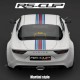 Kit sticker triple bandes 27 cm de large pour ALPINE A110