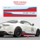 Side skirt MARTINI RACING sticker decal  for ALPINE A110