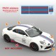Aufkleber MARTINI RACING für  ALPINE A110