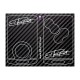 Sticker for 4 buttons Key ALPINE A110 CARBON  RAGNOTTI