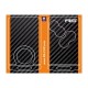 Aufkleber für 4 Tasten Schlüssel  ALPINE A110 CARBON look  und Orange streifen