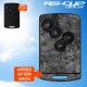 Sticker for 4 buttons Key ALPINE A110 CARBON look without logo