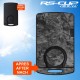 Sticker Clé 4 boutons ALPINE A110 look CARBONE sans LOGO