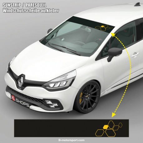 Windschutzscheibe aufkleber Diamanten RENAULT SPORT