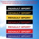 Windshield decal RENAULT SPORT logo 2018