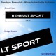 Windschutzscheibe aufkleber RENAULT SPORT logo 2018